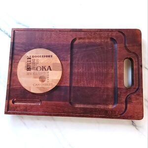 Mid Century Wood Chacuterie Tray - Baribocraft